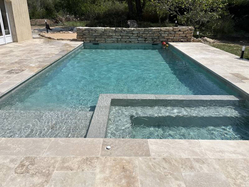 carrelage ocean bali grey et travertin 40x60 pierre naturelle