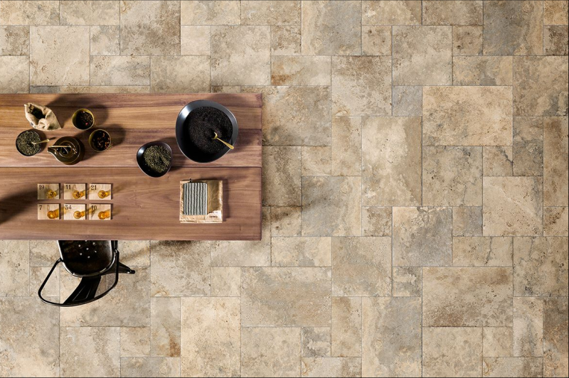 travertin mix en opus 4 formats pierre naturelle à martigues